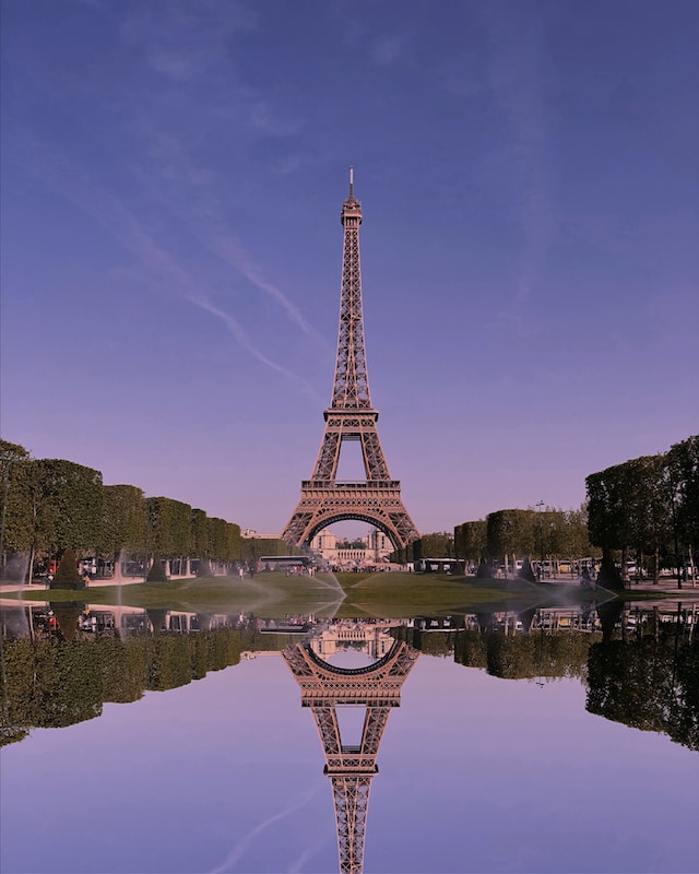 Panoramic viewpoints of Eiffel Tower views