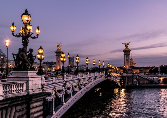 Seine River Night lighting